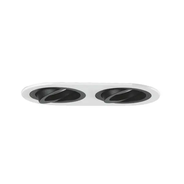 Produktfoto 1 von Einbaumodul oval, aussen strukturweiss
