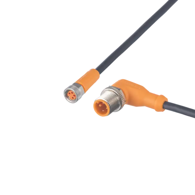 Produktfoto 1 von Verbindungskabel <50VAC 5m PUR Gehäuse TPU orange FKM IP65/67-69K