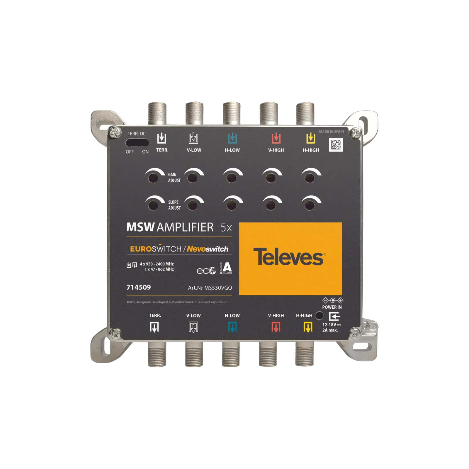 Produktfoto 1 von 5-fach Verstärker 30dB f.MS NEVO o.NT