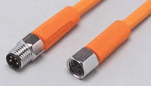 Produktfoto 1 von Verbindungskabel <50VAC 0,3m PVC Gehäuse PVC orange EPDM IP65/67-69K