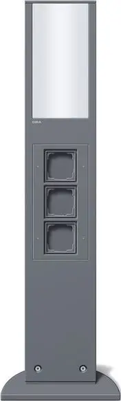 Produktfoto 1 von 769mm Lichtelement 3xLeereinheit Energiesäule anthrazit