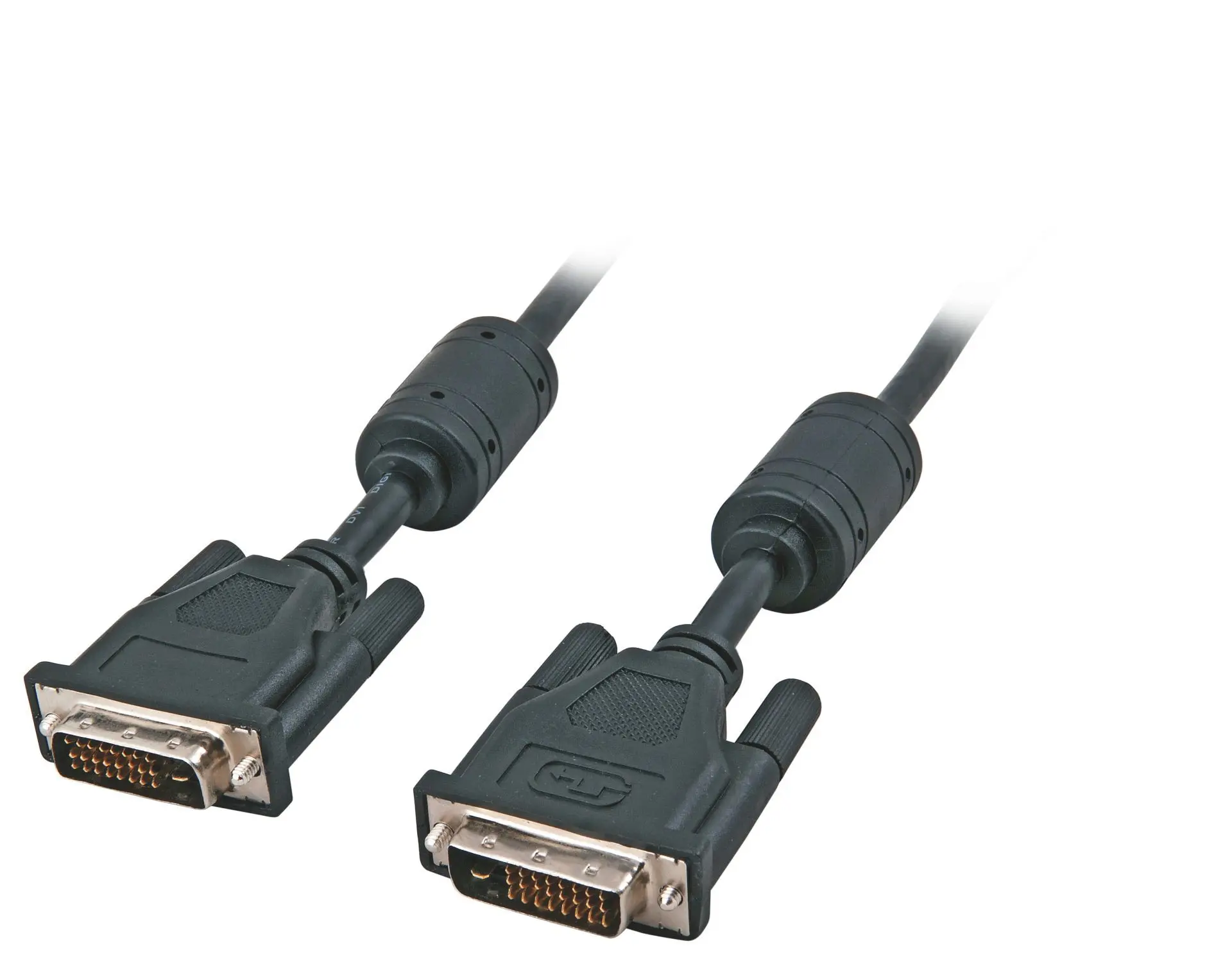 Produktfoto 1 von DVI-D 24+1 Anschlusskabel Stecker/Stecker 3m schwarz