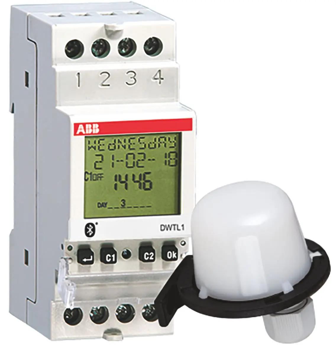 Produktfoto 1 von DWTL1 Wochenzeitschaltuhr 1 Kanal Bluetooth Programmierung per App