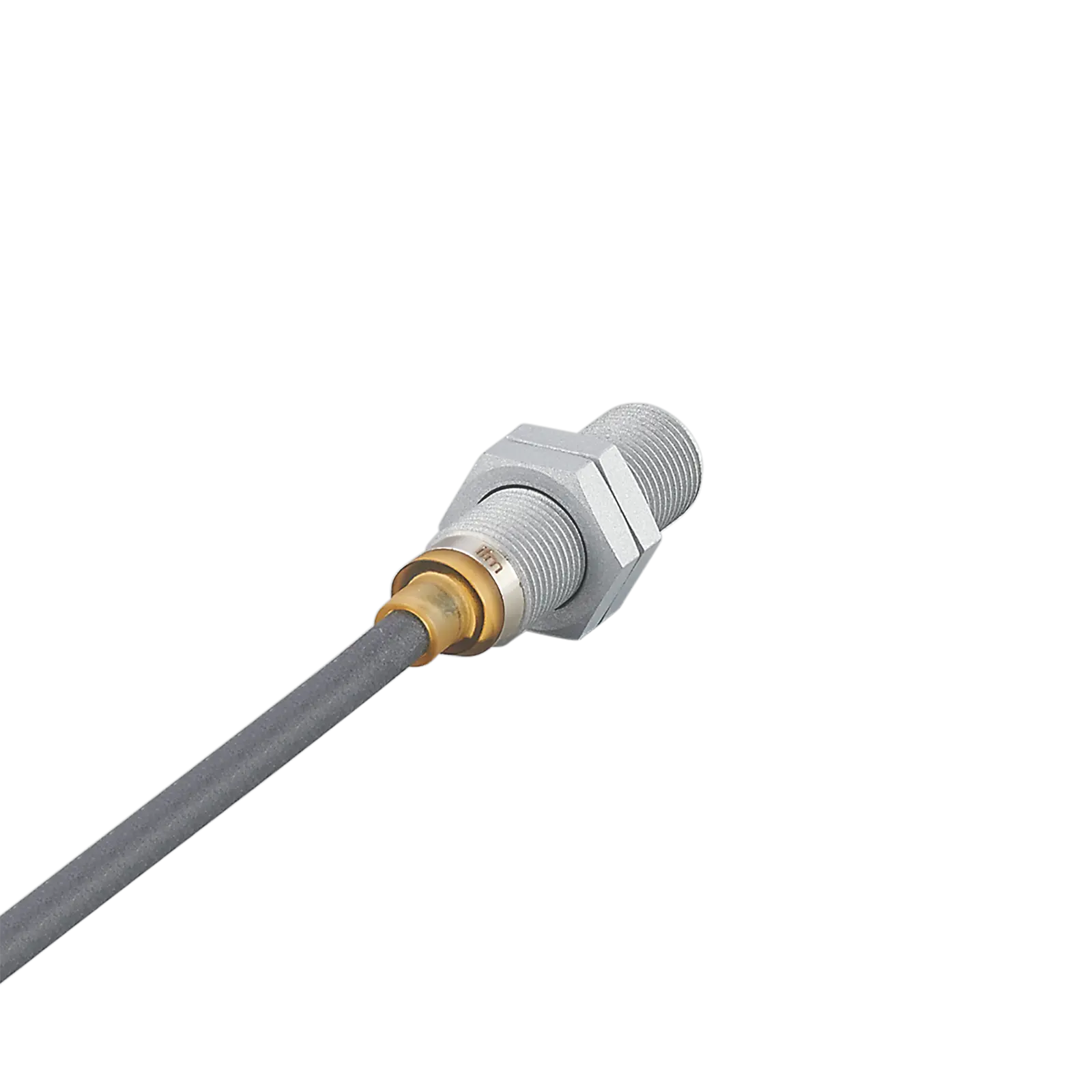 Produktfoto 1 von Ind.Sensor M12x1 L=40 Sn=4mm bündig S DC PNP 2m PUR IP65-69K 3L 2Hz
