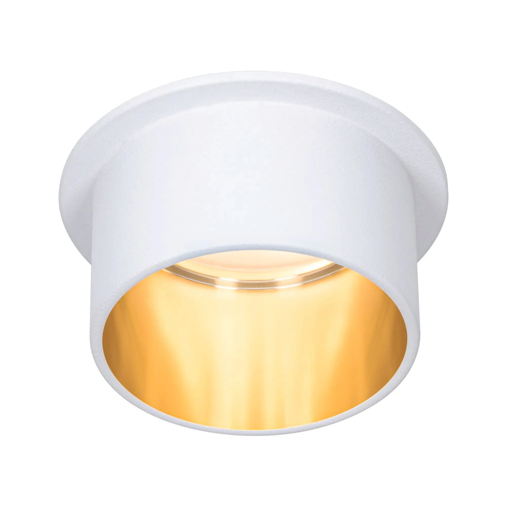 Produktfoto 1 von EBL Set Gil Coin 3StepDim rd starr LED 1x6,5W 2700K 230V weiß matt/gold Alu