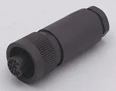 Produktfoto 1 von Konfektionierbare Buchse <45VAC Gehäuse PBT IP67