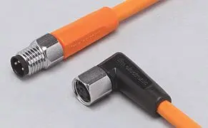 Produktfoto 1 von Verbindungskabel PNP 0,6m PVC Gehäuse PVC orange EPDM IP65/67-69K
