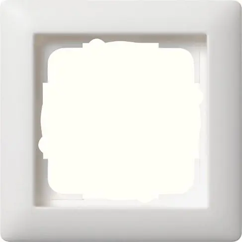 Produktfoto 1 von Abdeckrahmen 1fach Standard 55 reinweiß matt
