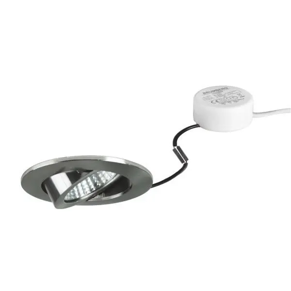 Produktfoto 1 von LED Einbaustrahler-Set nickel inkl Konverter