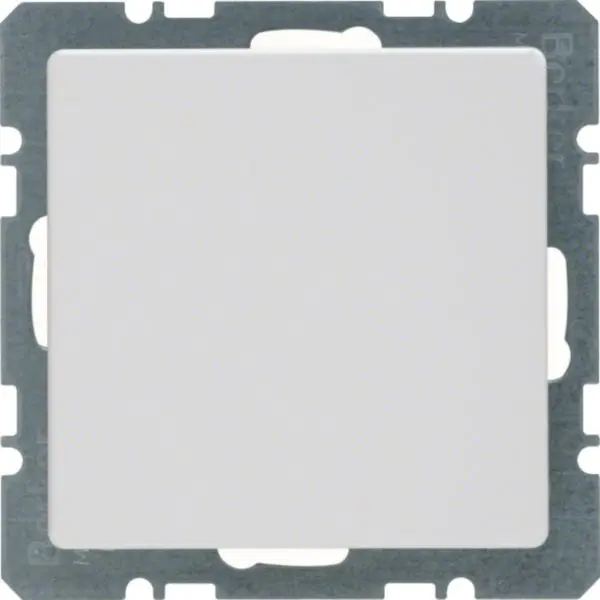 Produktfoto 1 von Blindverschluss mit Zentralstück Q.1 polarweiß, samt