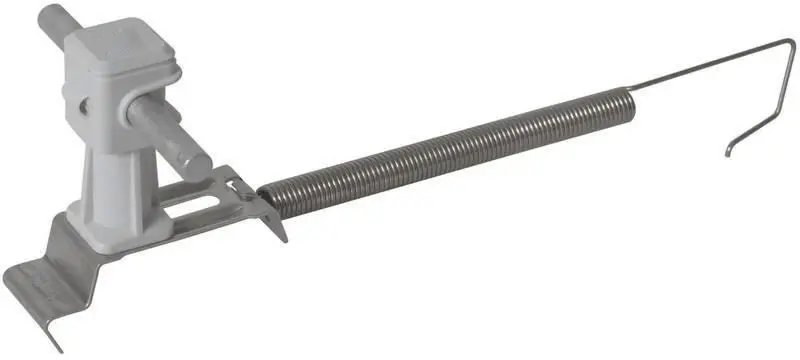 Produktfoto 1 von Dachleitungshalter SPANNsnap light NIRO/ K-grau H 36mm Rd 8mm Spannb. 180-280mm