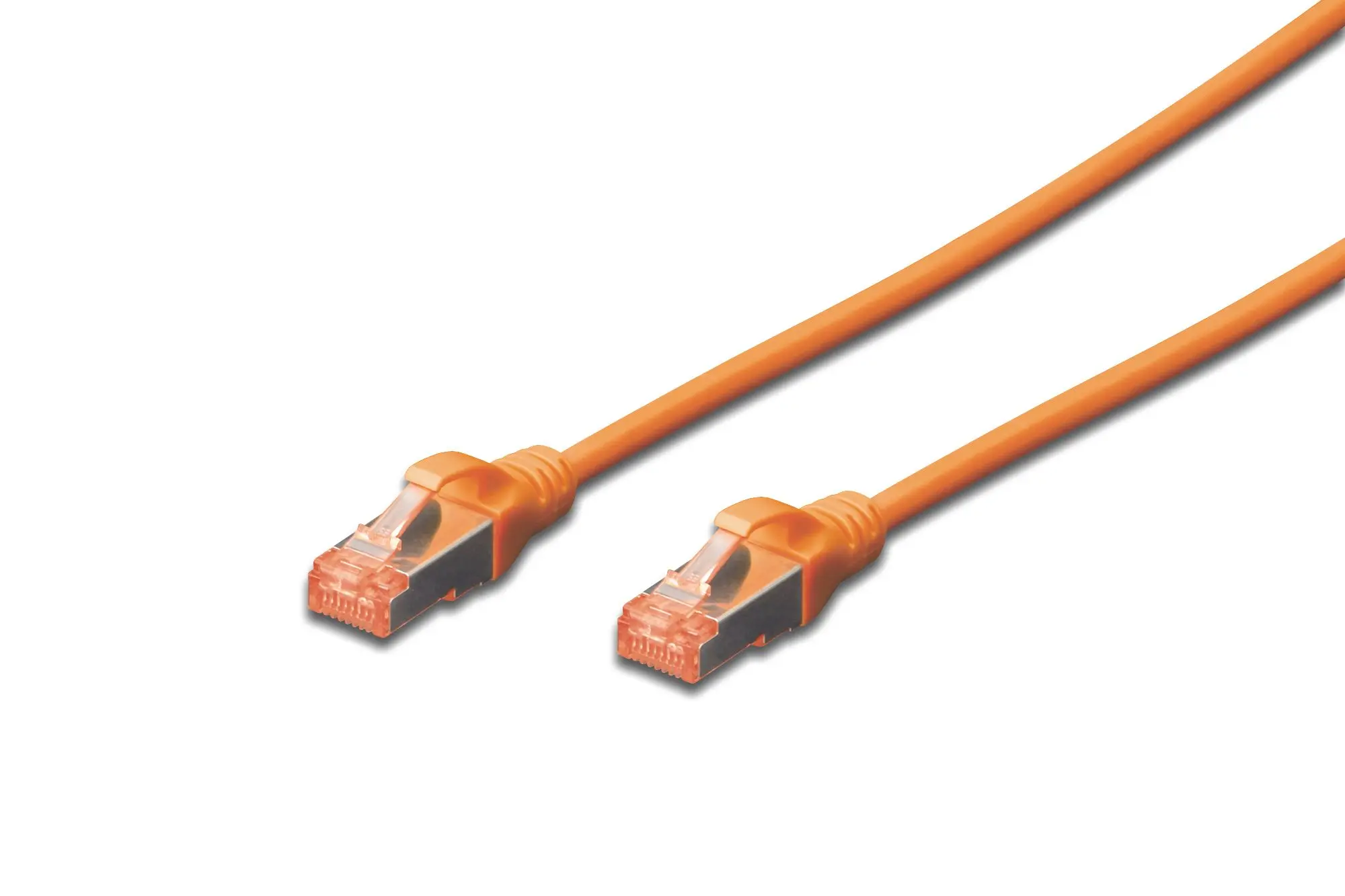 Produktfoto 1 von CAT 6 S-FTP Patchkabel Cu LSZH AWG 27/7 Länge 0,5m orange