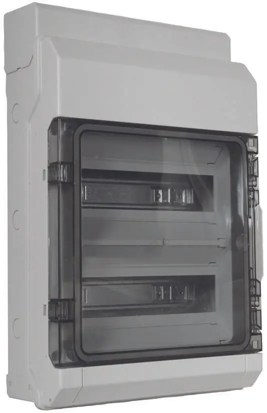Produktfoto 1 von Isolierstoffgehäuse Aufputz IP54 f.Reiheneinbaugeräte 24 Teilungseinheit.