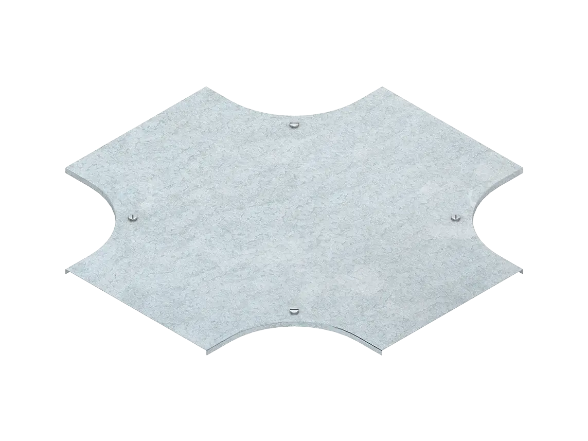 Produktfoto 1 von Deckel für Kreuzung, Breite 404 mm feuerverz, mit Drehriegelverschluss