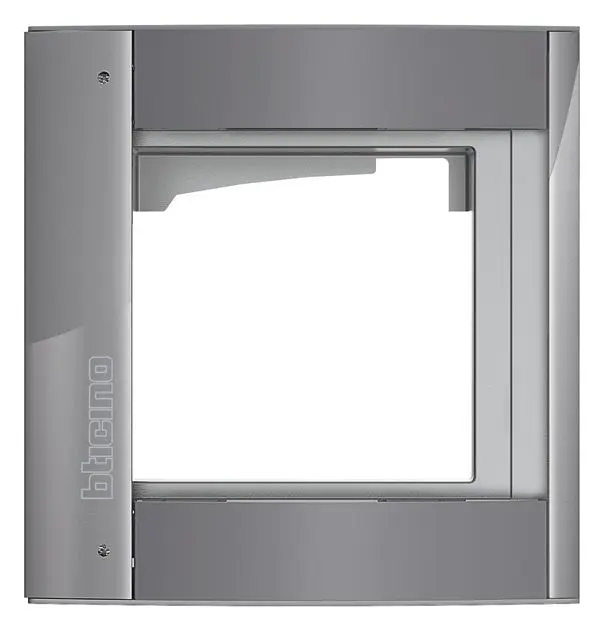 Produktfoto 1 von Abdeckrahmen + Modulträger 1 Modul, Türstation SFERA Aluminium, Allstreet