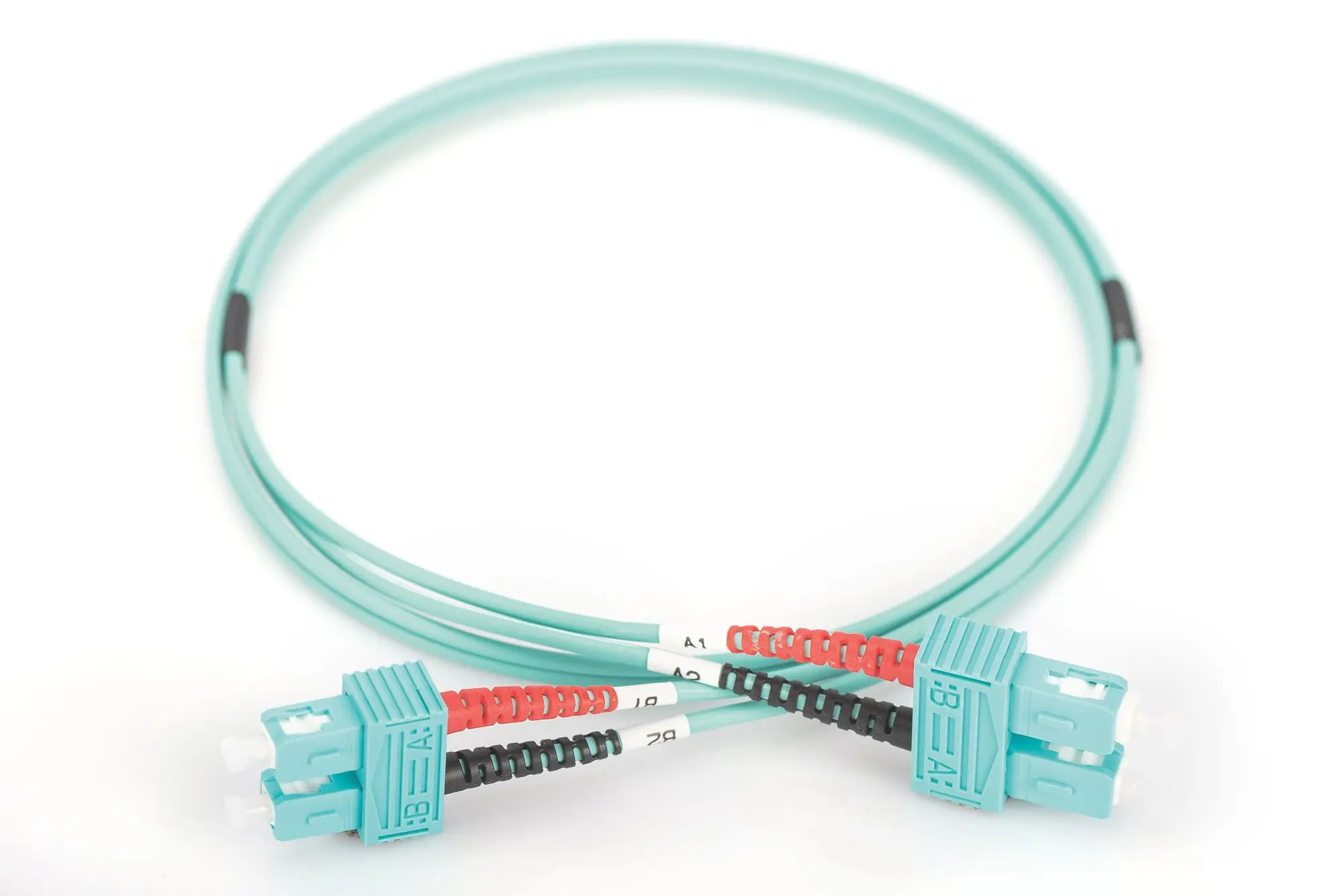 Produktfoto 1 von LWL Multimode OM 3 Patchkabel SC/SC 50/125M Duplex Länge: 1m