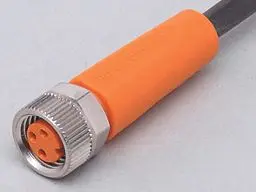 Produktfoto 1 von Anschlusskabel m.Buchse <50VAC 3m PUR Geh. TPU orange FKM IP65/67-69K