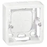 Produktfoto 1 von Mosaic AP-Gehäuse T=30mm 2-modulig Ultraweiß