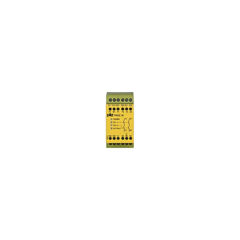 Produktfoto 1 von PNOZ 16 230VAC 24VDC 2n/o Sicherheitsschaltgerät