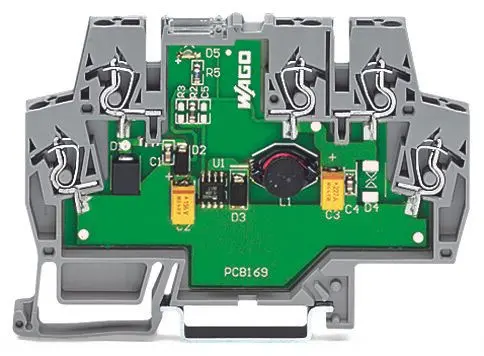 Produktfoto 1 von DC-DC-Wandler,Eingangsspannung DC 24 V,Ausgangsspannung DC 10 V,grau