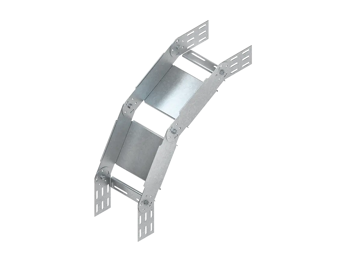 Bogen, verstellbar, vertikal, 85x100 mm bandverzinkt