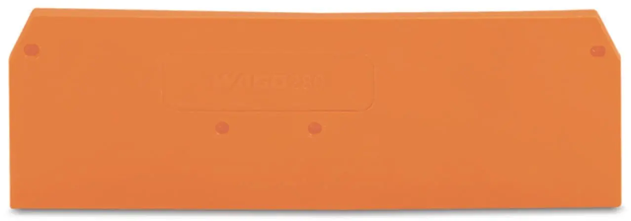 Produktfoto 1 von Abschluss- und Zwischenplatte,2,5 mm dick,orange