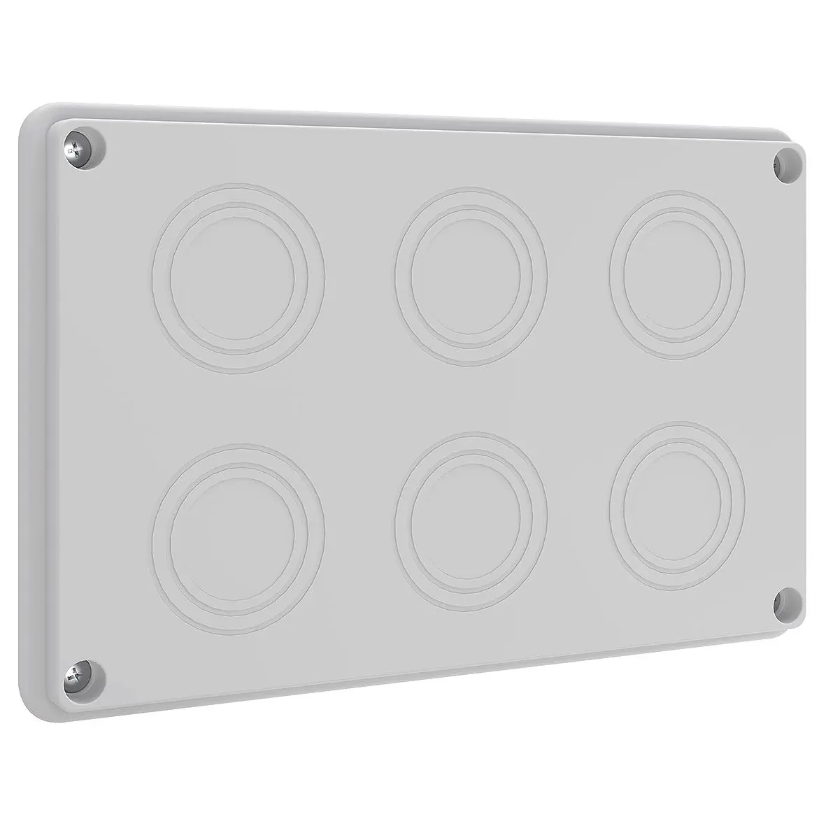Produktfoto 1 von Leitungseinf.-platte IP55 für NE/NP/R, 6xM50/40/32
