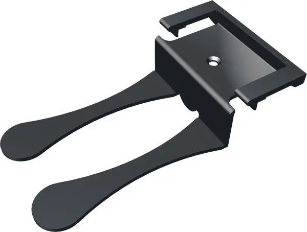 Produktfoto 1 von Kabelschlange Easy-Clip Bodenauslass Classic schwarz RAL9005