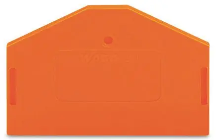 Produktfoto 1 von Abschluss- und Zwischenplatte,2,5 mm dick,orange