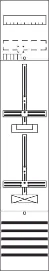 Produktfoto 1 von DF19B11 Zählerfeld 9RE 1Z1R vorverdrahtet mit Zählerkreuz