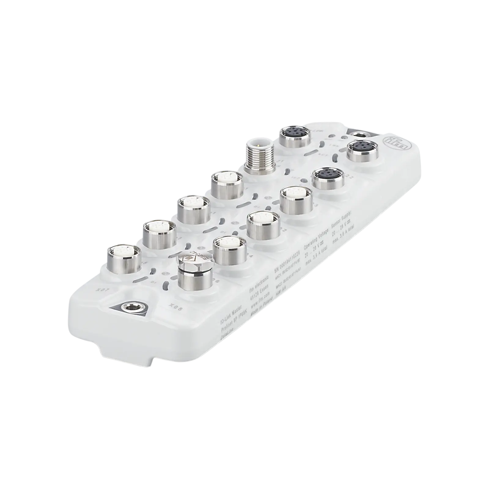 Produktfoto 1 von IO-Link-Master DataLine DE:16 DA:8 IP65/66/67/69K