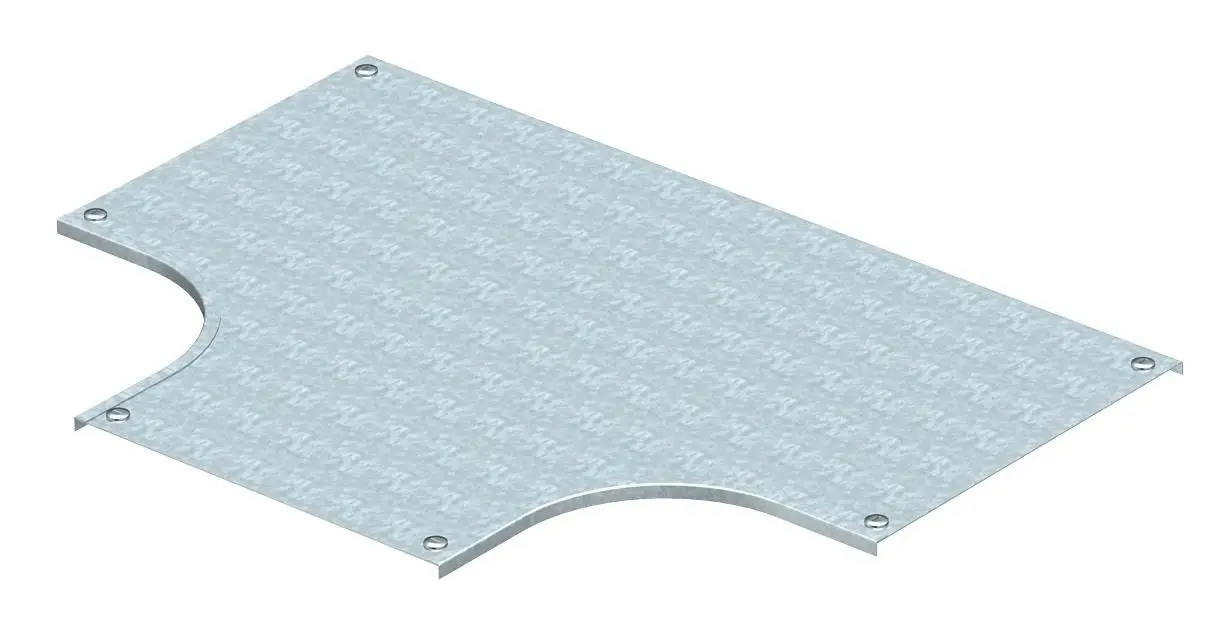 Produktfoto 1 von Deckel T-Abzweigstück mit Drehriegeln, für RT 500 B500mm, St, DD