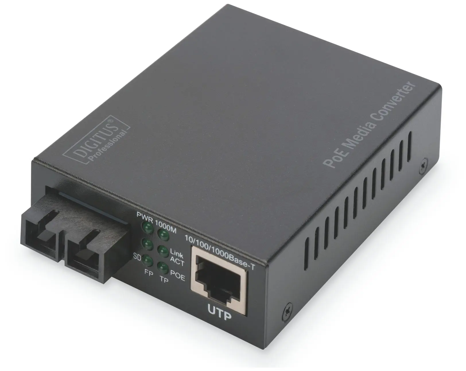 Produktfoto 1 von Gigabit PoE Medienkonverter RJ45/SC MM PSE