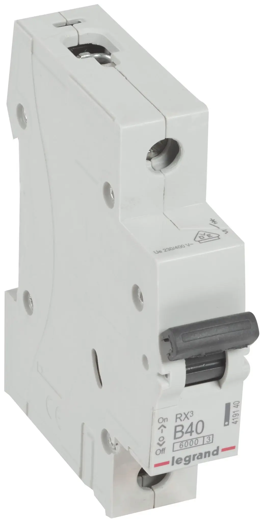 Produktfoto 1 von RX3 LS-Schalter B-Char. 40A, 1-polig, 6kA, 230/400VAC, 1TE