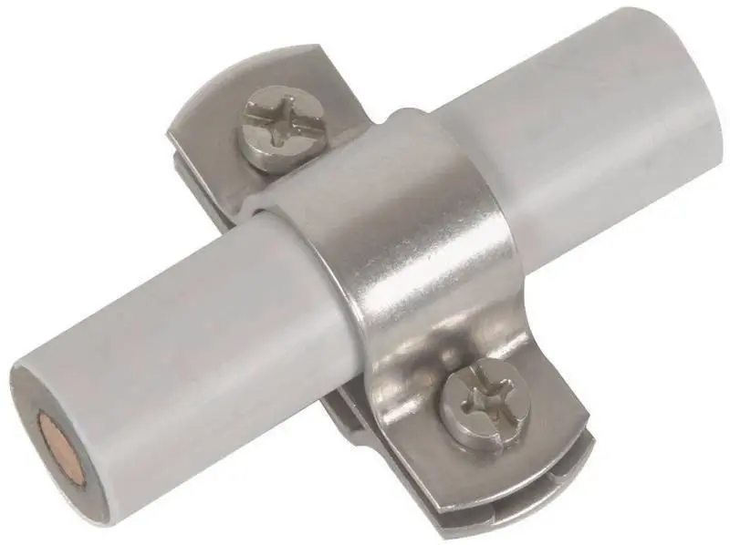 Produktfoto 1 von Leitungshalter f. HVI-Leitung D 20mm m. Langloch 16x6,5mm NIRO