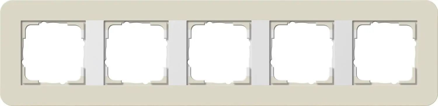 Produktfoto 1 von Abdeckrahmen 5f E3 Sand/Reinweiß