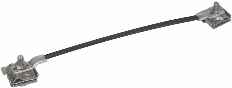Produktfoto 1 von Überbrückungsseil Cu 16qmm L 400mm m. 2 Falzklemmen 0,7-10mm NIRO