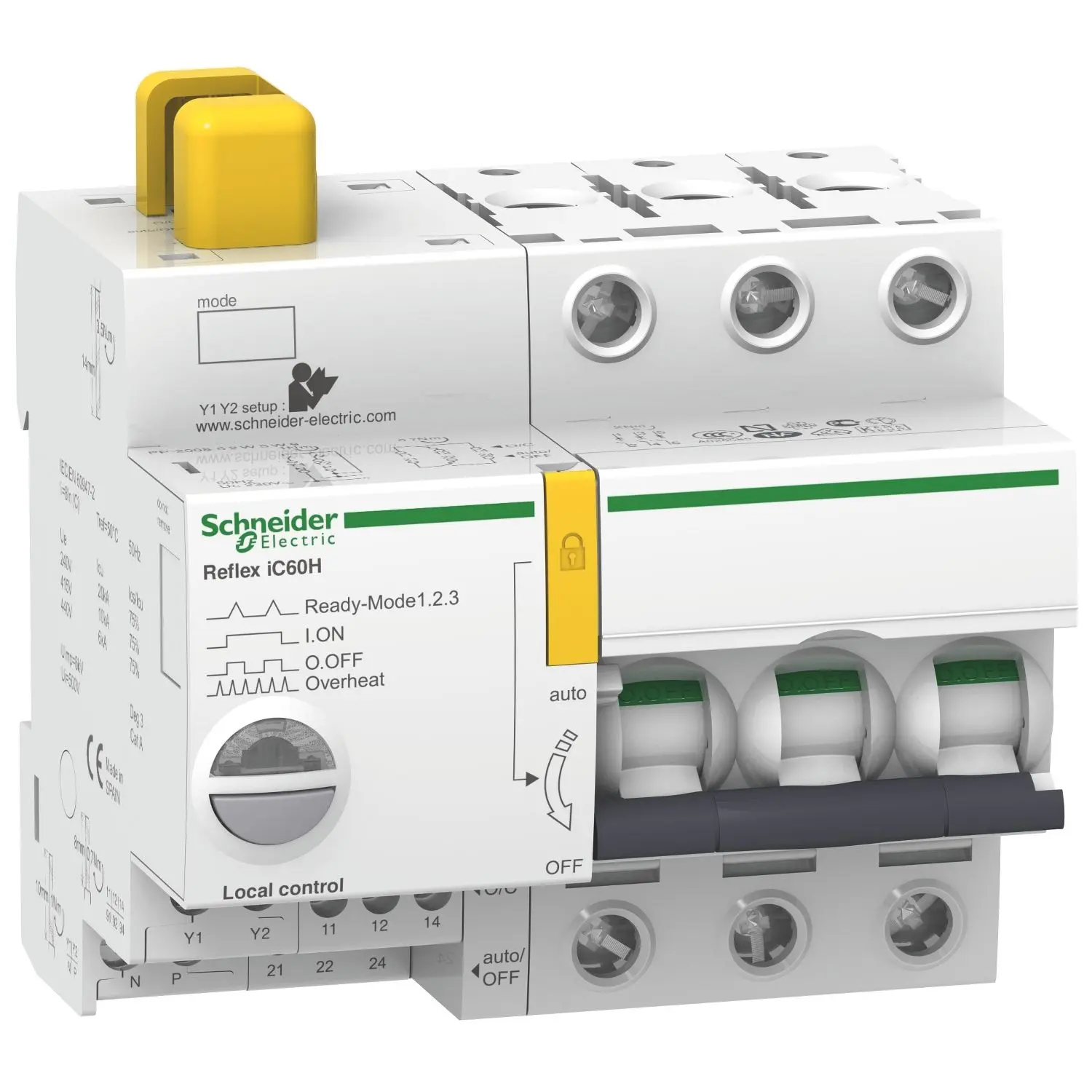 Produktfoto 1 von Acti 9 Reflex IC60H TI24 16A 3P C