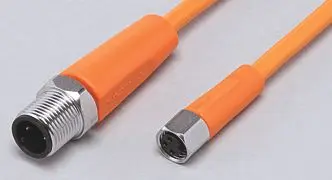 Produktfoto 1 von Verbindungskabel <50VAC 1m PVC Gehäuse PVC orange EPDM IP65/67-69K