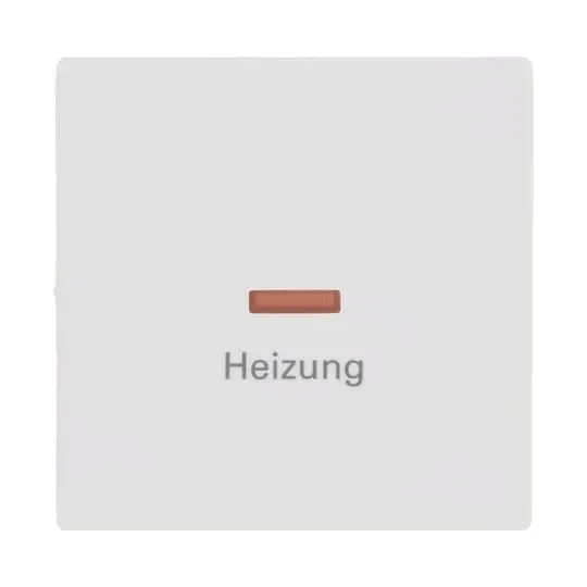 Produktfoto 1 von Abdeckung mit Aufdruck Heizung- Notschalter UP studioweiß matt