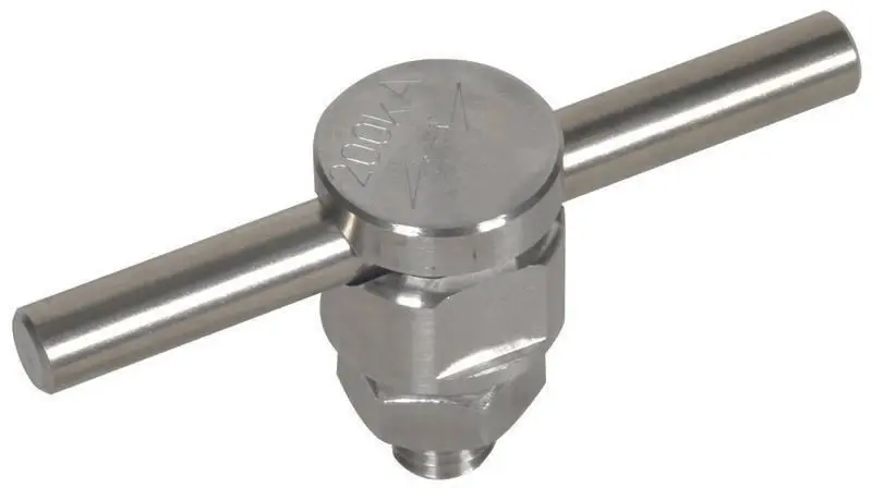 Produktfoto 1 von KS-Verbinder NIRO 200kA f. Rd 10mm einteilig m. Federring