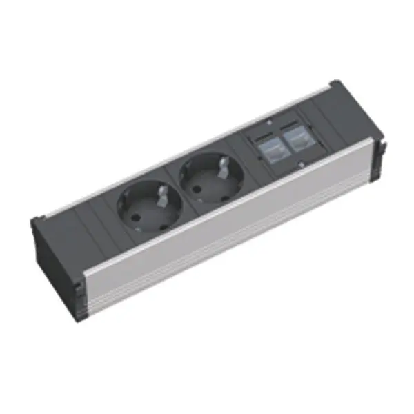 Produktfoto 1 von CONI 2xSchuko 2xCat5e GST18