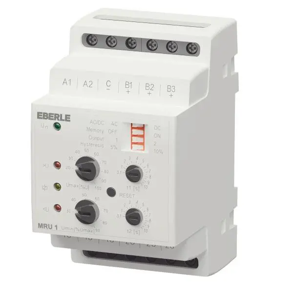 Produktfoto 1 von Einphasiges Spannungsüberwachungsrelais, AC/DC 24...240V 16 A , 2 W