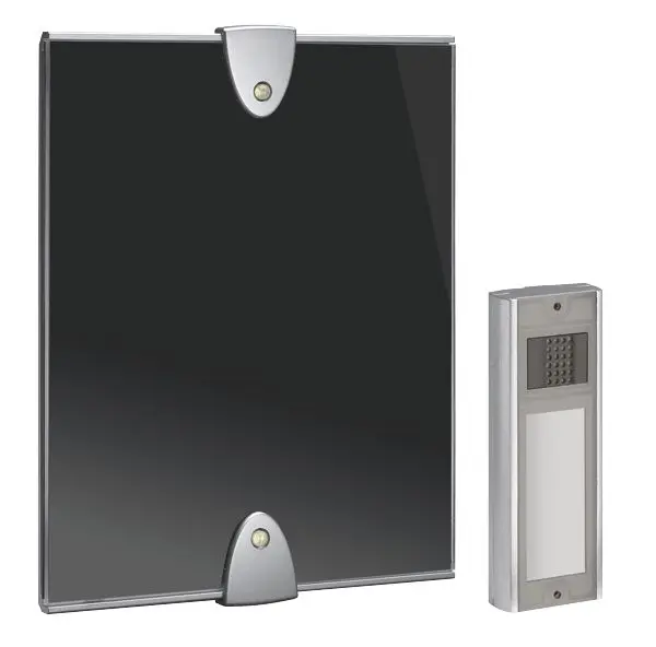 Produktfoto 1 von Funkgong-Set Reichweite 500m-868.35MHz 17 Mel./LED-Blitz 83dB(A) 8-12V=/~