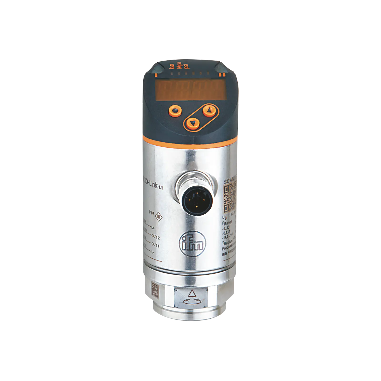 Produktfoto 1 von el.Druckschalter 0...100bar 1/4 NPT Innen IO-Link -25...80°C Relativdruck