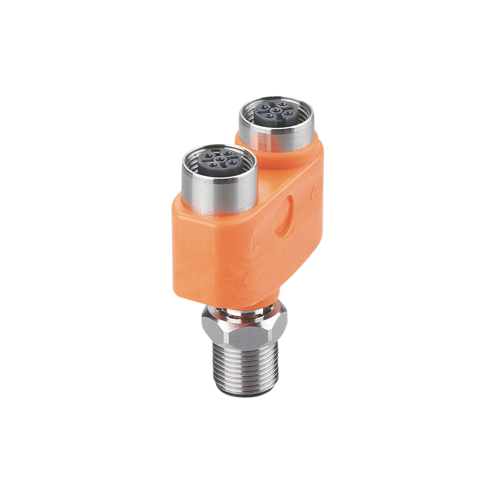 Produktfoto 1 von Y-Verteiler <60VAC Gehäuse PA orange Dichtung:EPDM IP65/67-69K
