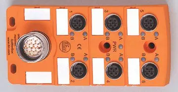 Produktfoto 1 von Zentralverteiler M12/6 PNP Gehäuse PA IP67