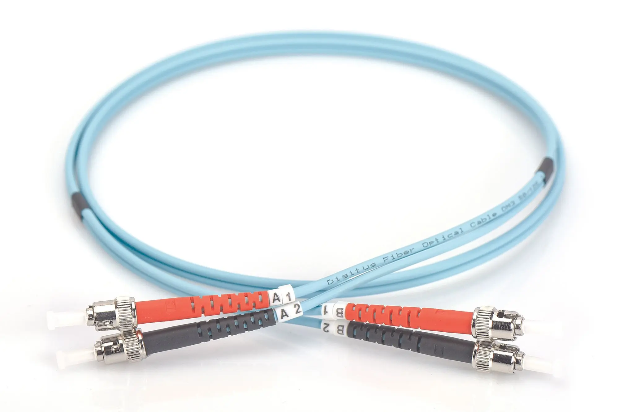 Produktfoto 1 von LWL Multimode OM 3 Patchkabel ST/ST Multimode 50/125M Duplex Länge: 3m