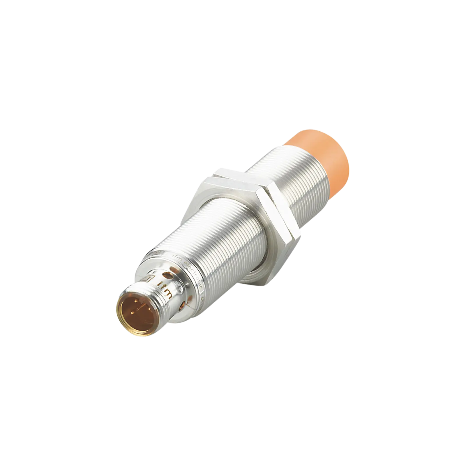 Produktfoto 1 von Ind.Sensor M18x1 L=80 Sn=8mm n.bündig Ö DC PNP M12 IP67 3L 300Hz