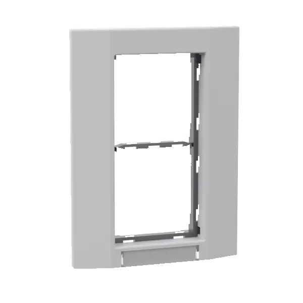 Produktfoto 1 von Adapterrahmen 2-fach AR-2V-9010, frontr., Installationssäule 80mm, aws